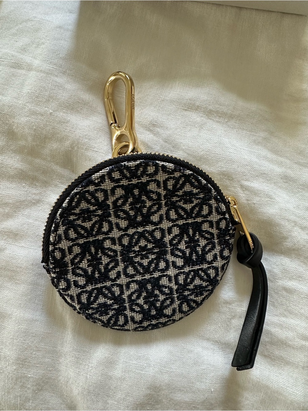 Loewe Anagram Cookie Pouch Coin Purse Bag Charm (NWT)